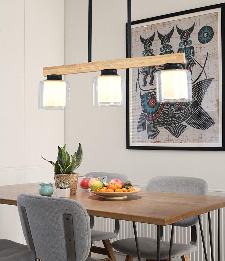 Walnut Aromatherapy Pendant Lamp