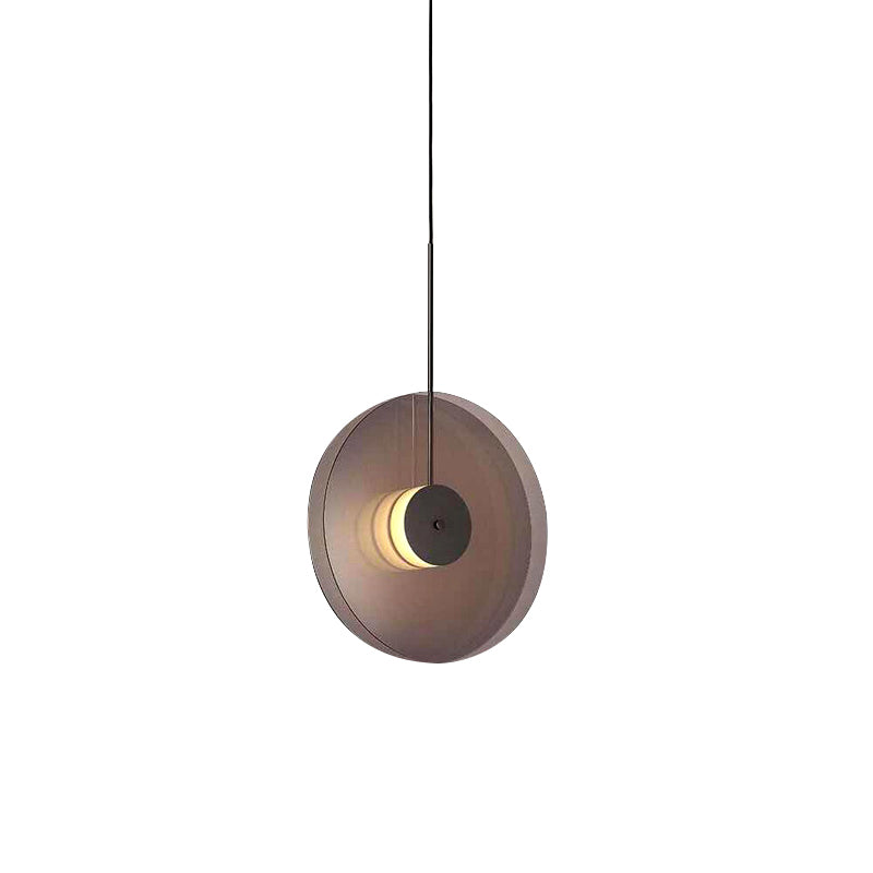 Tea Colored LED Glass Pendant Light