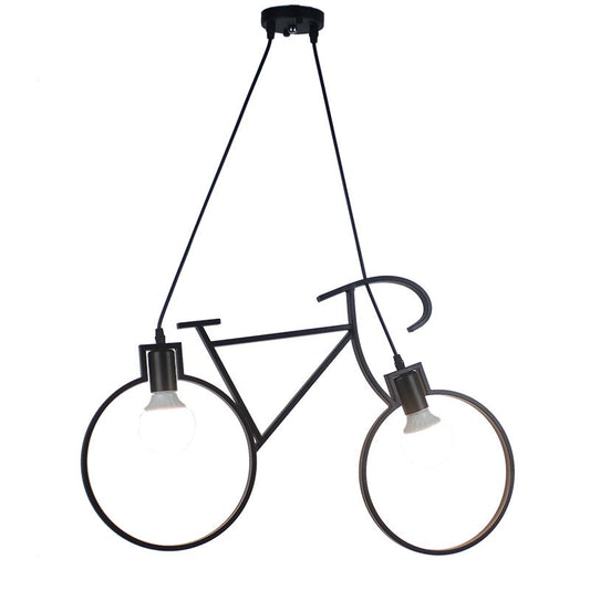 Iron Bike Industrial Pendent Light for Dining Room Bedroom