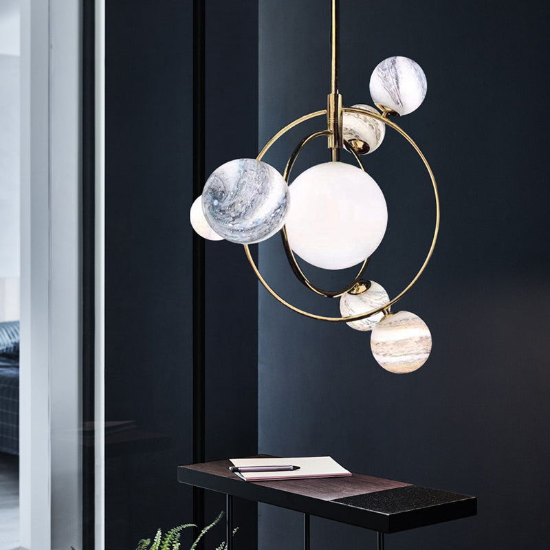 Novel Plant Glass chandelier