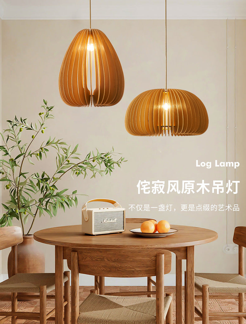 modern wood pendant light