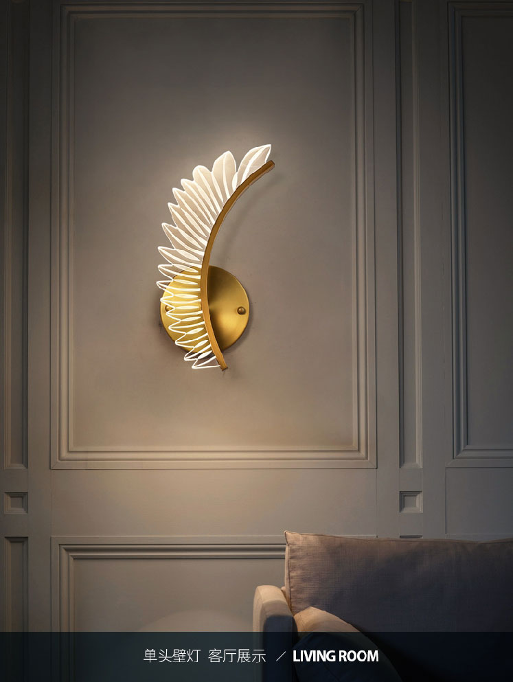 Feather LED Wall lamp