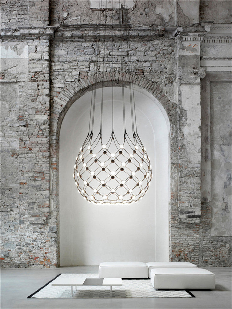 Mesh LED Suspension & LED Ceiling Flush Mount