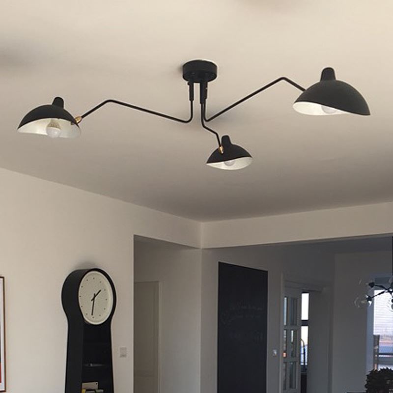  Serge Mouille ceiling lamp