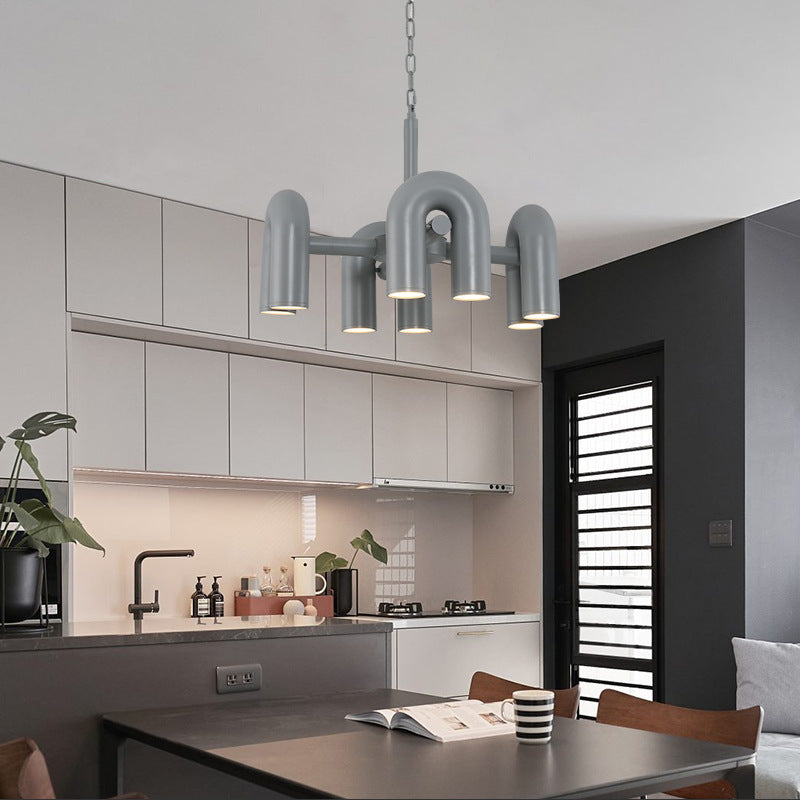 U-Shaped Balanced Chandelier