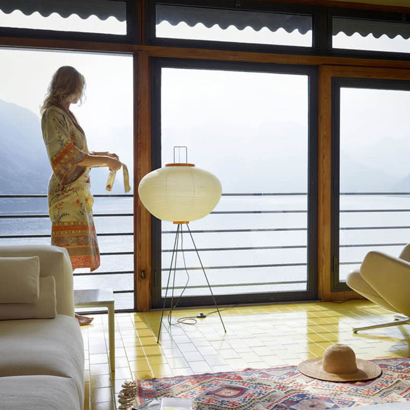 White Paper Lantern Table Lamp & Floor Lamp