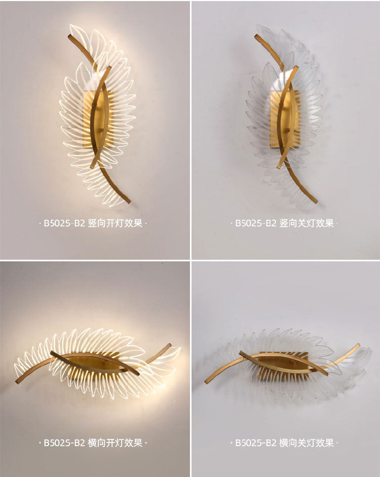 Feather LED Wall lamp