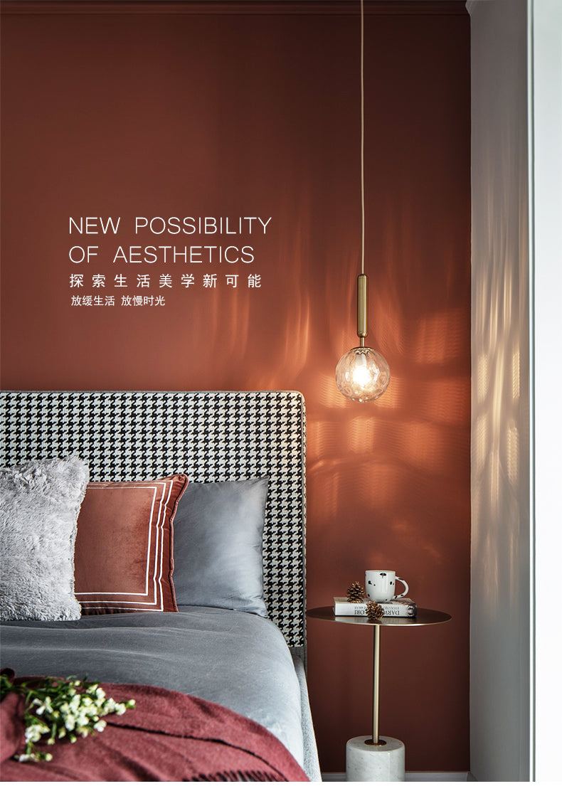 Nostra Minimalist Glass Pendant Light