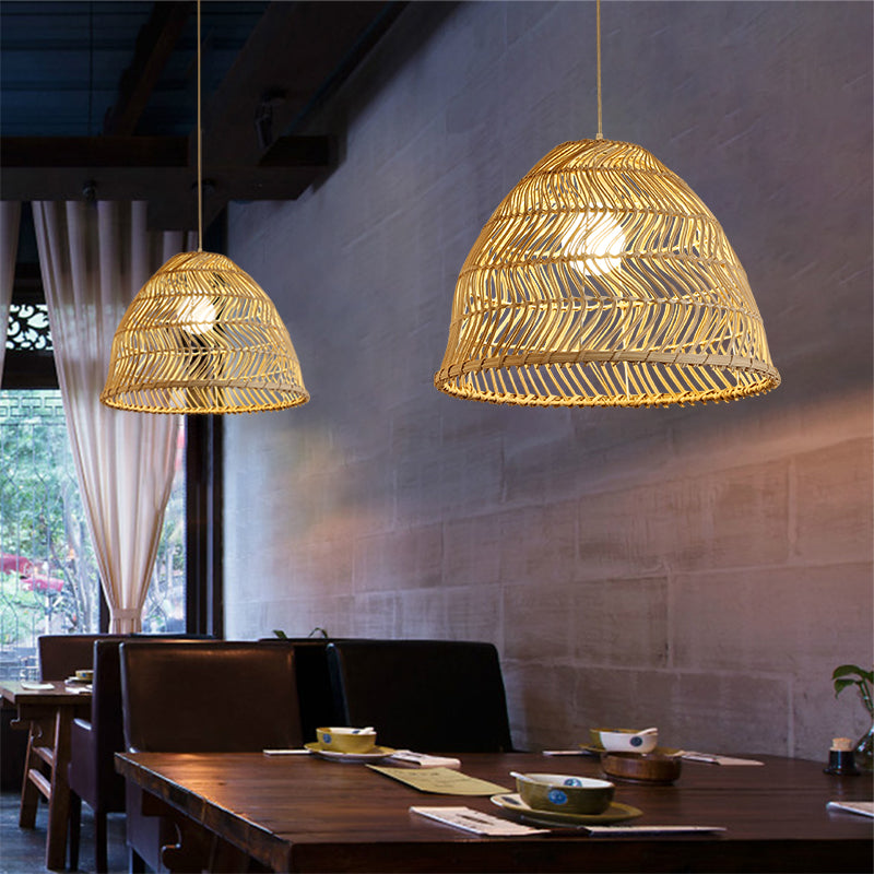 Wicker Pendant Light