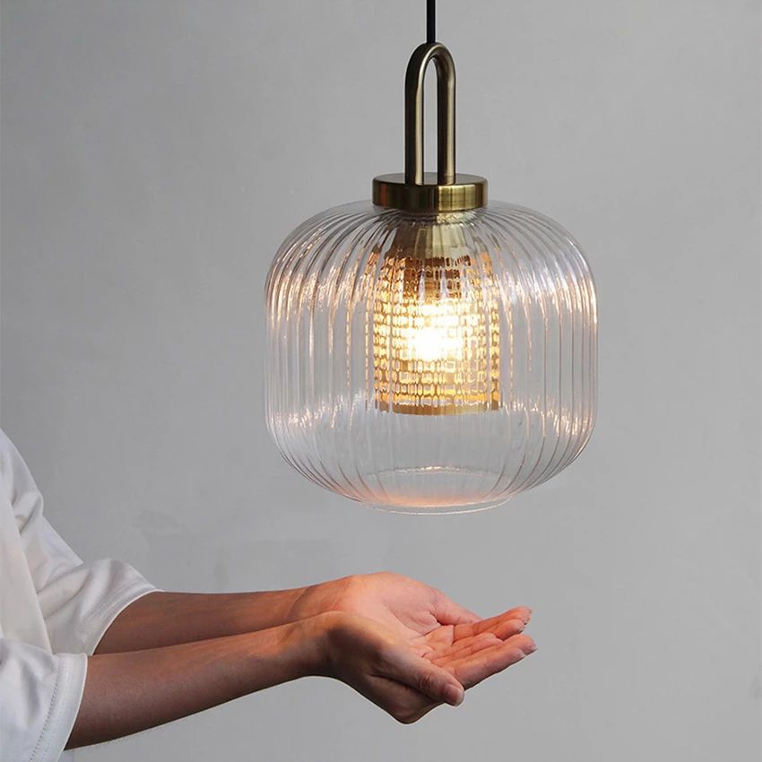 Striped Waves Pentand Lamp