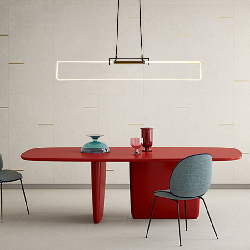 Long Strip LED Pendant Lamp