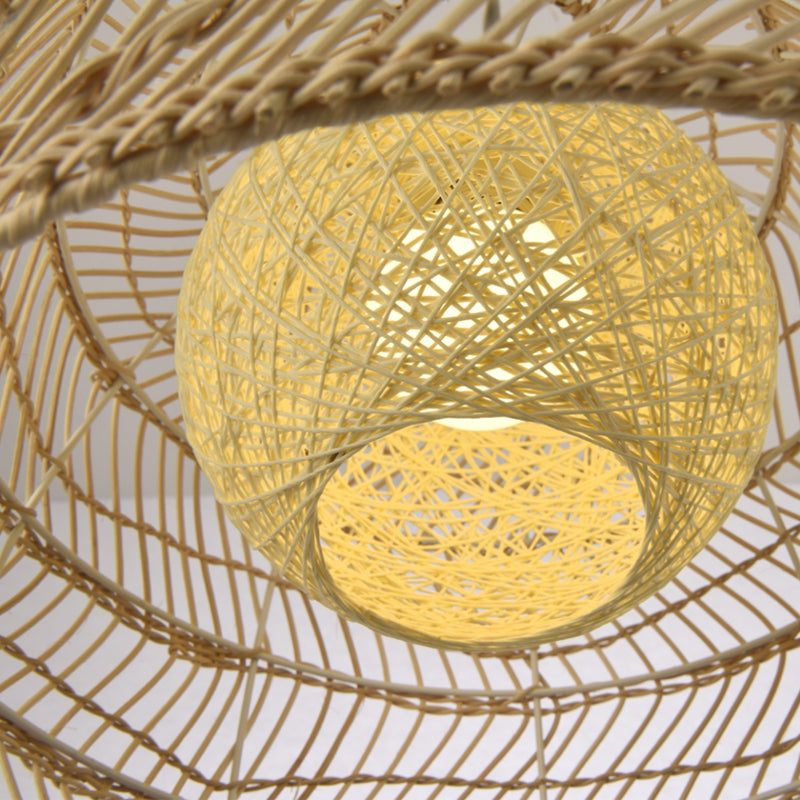 Wicker Pendant Light