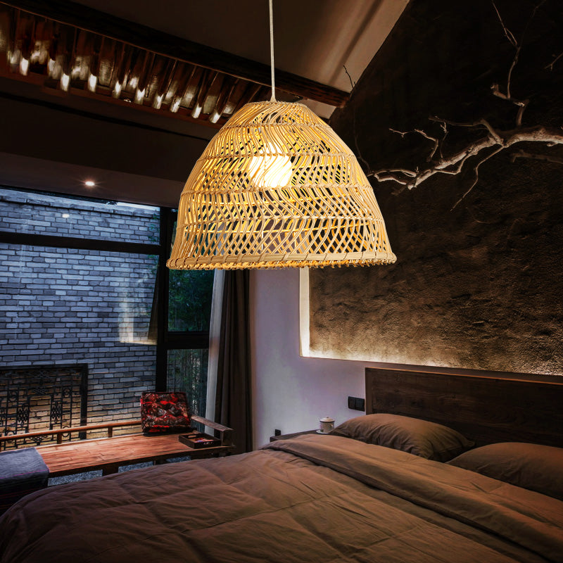 Wicker Pendant Light