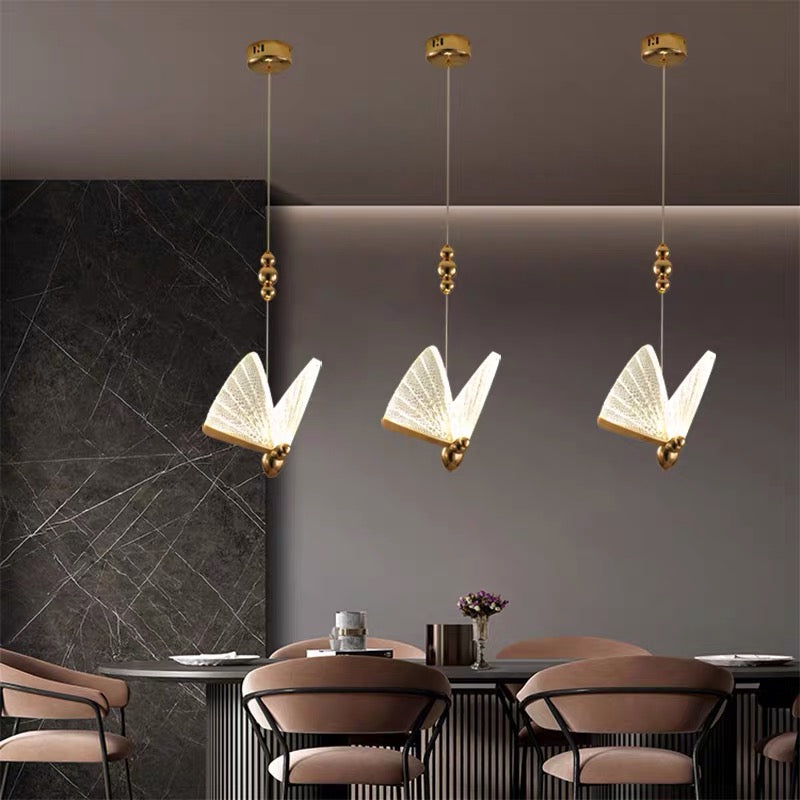 Creative Art Deco Butterfly Pendant Light