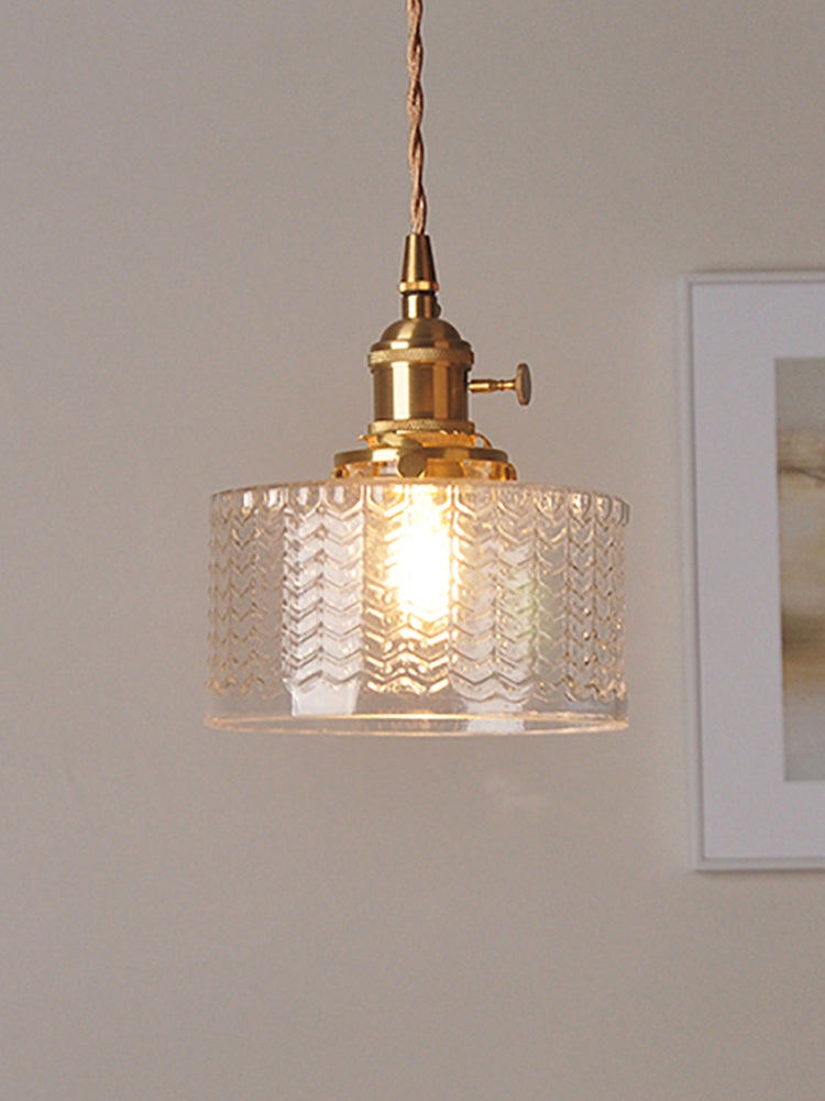 Matilda Glass Mid Century Pendant Light