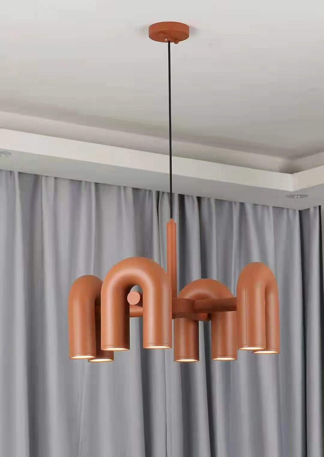 U-Shaped Balanced Chandelier