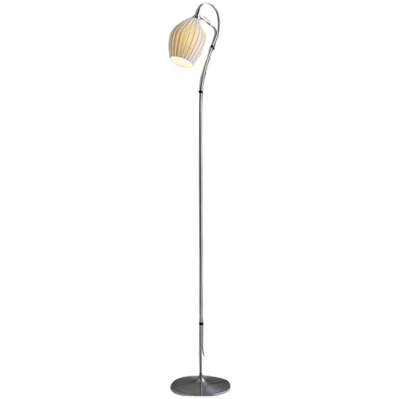 Ceramic White Rose Floor Lamp