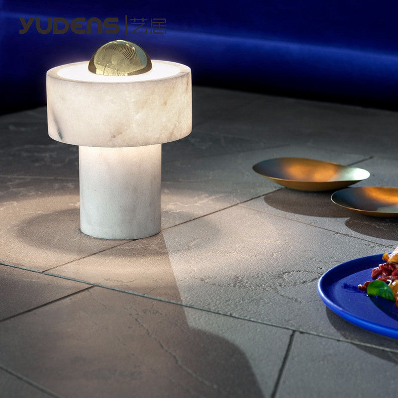 Stone Table Lamp