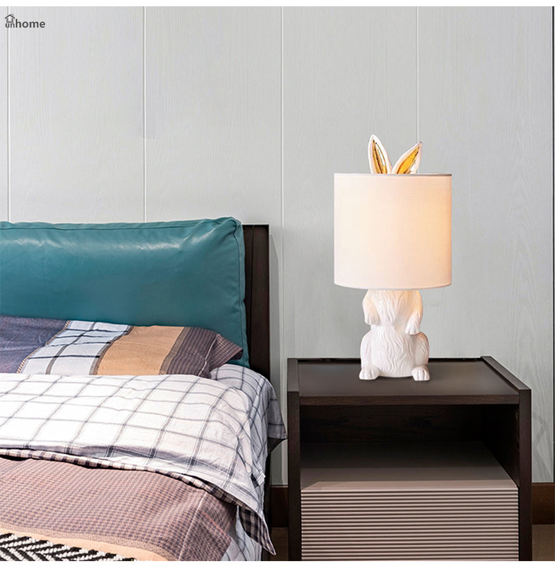 Resin Rabbit Table Lamp