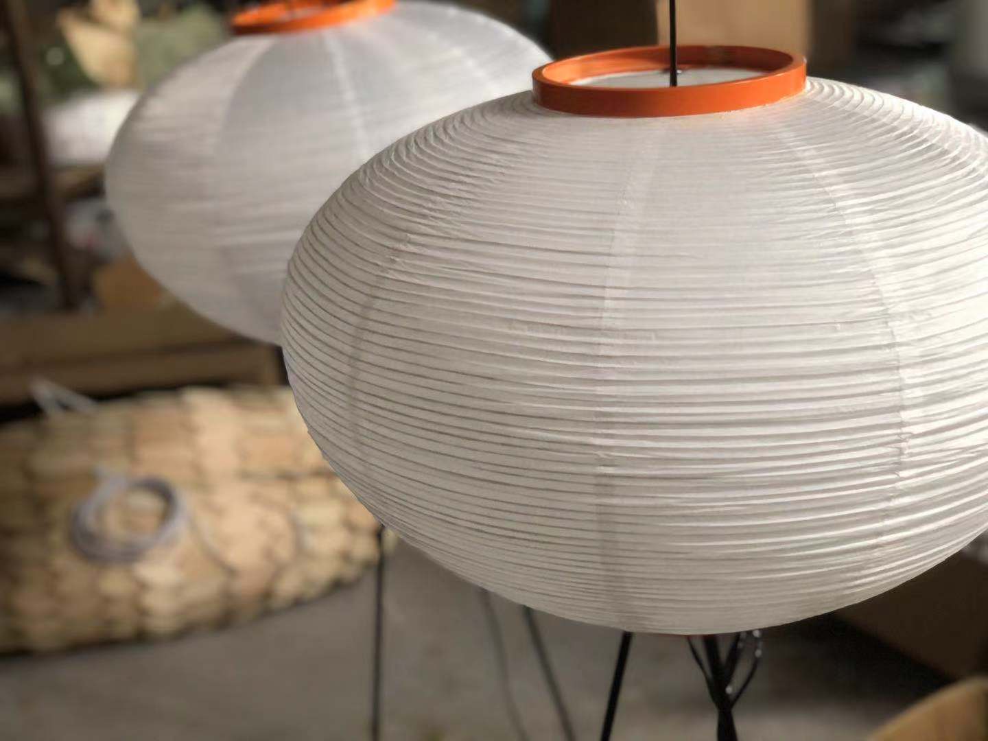 White Paper Lantern Table Lamp & Floor Lamp