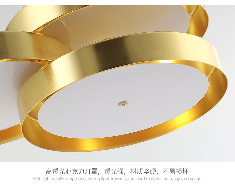 Triarc Brass Chandelier
