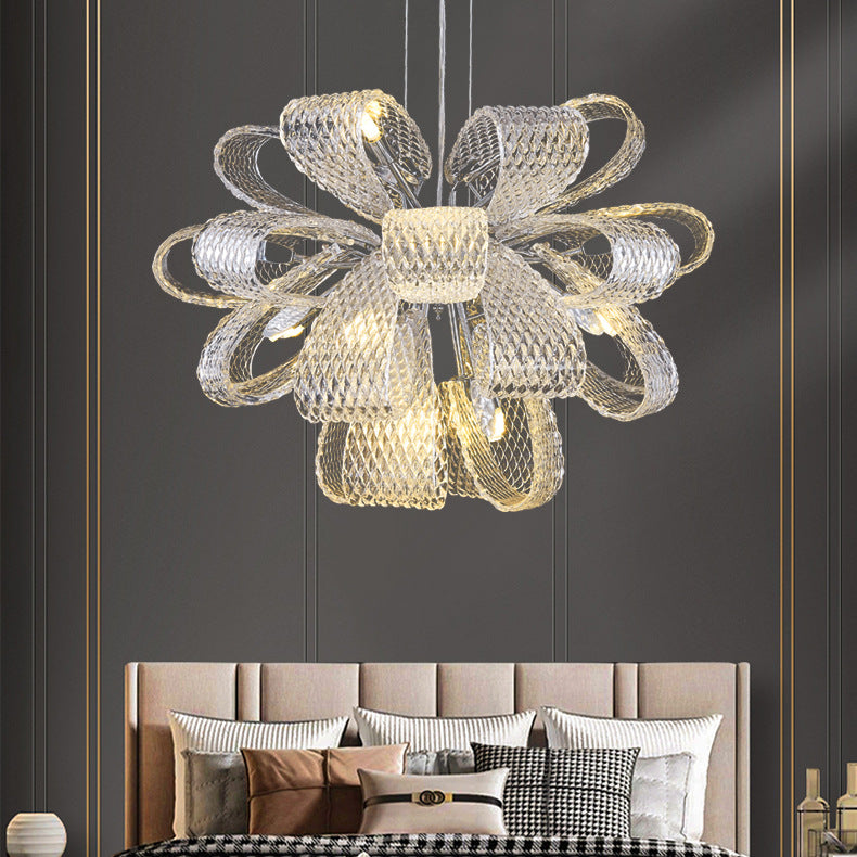 Modern Round Glass Chandelier