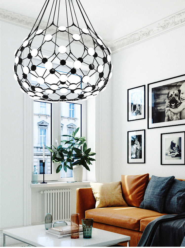 Mesh LED Suspension & LED Ceiling Flush Mount