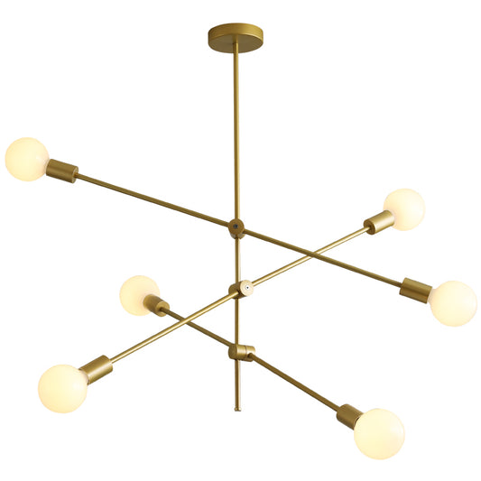 Brass Mobile Chandelier