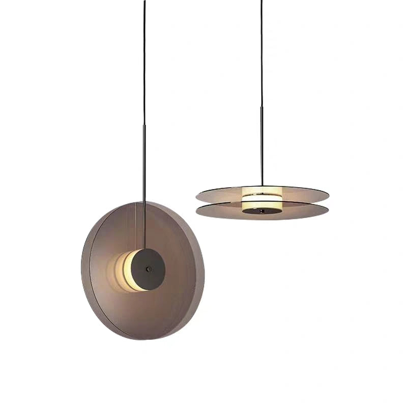 Tea Colored LED Glass Pendant Light
