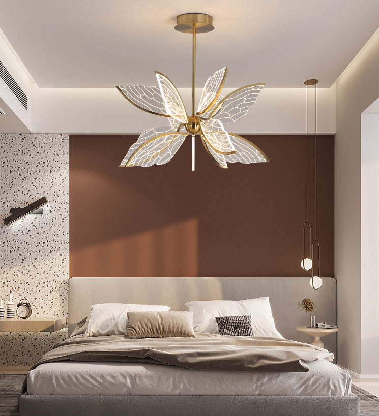 Modern Butterfly LED Chandelier with Acrylics