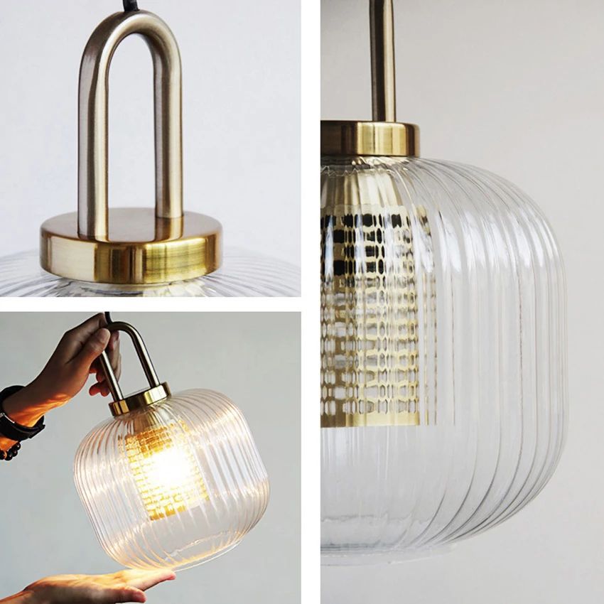 Striped Waves Pentand Lamp