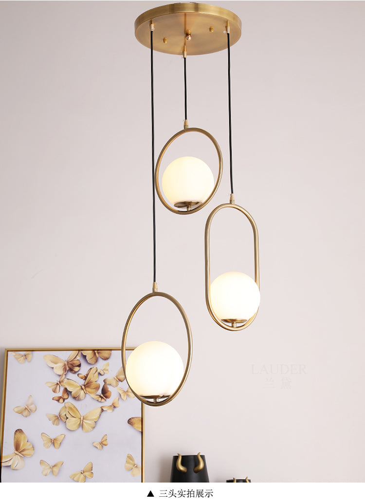 Mila Glass Ball Pendant 