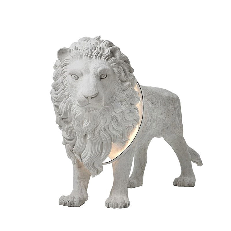 Decorative Art Lion LED Floor Lamp