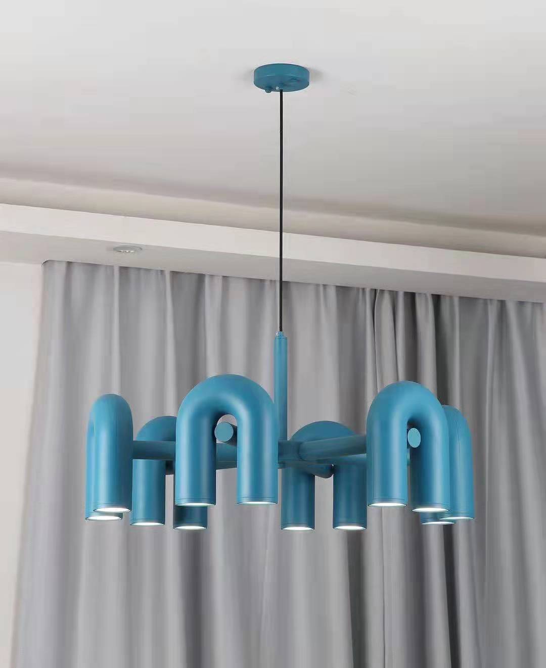 U-Shaped Balanced Chandelier