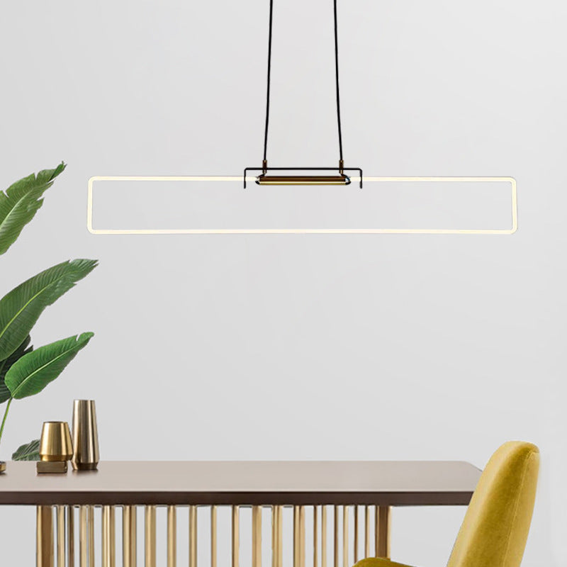Long Strip LED Pendant Lamp