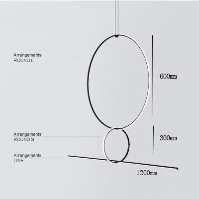 Circle Linear LED Pendant