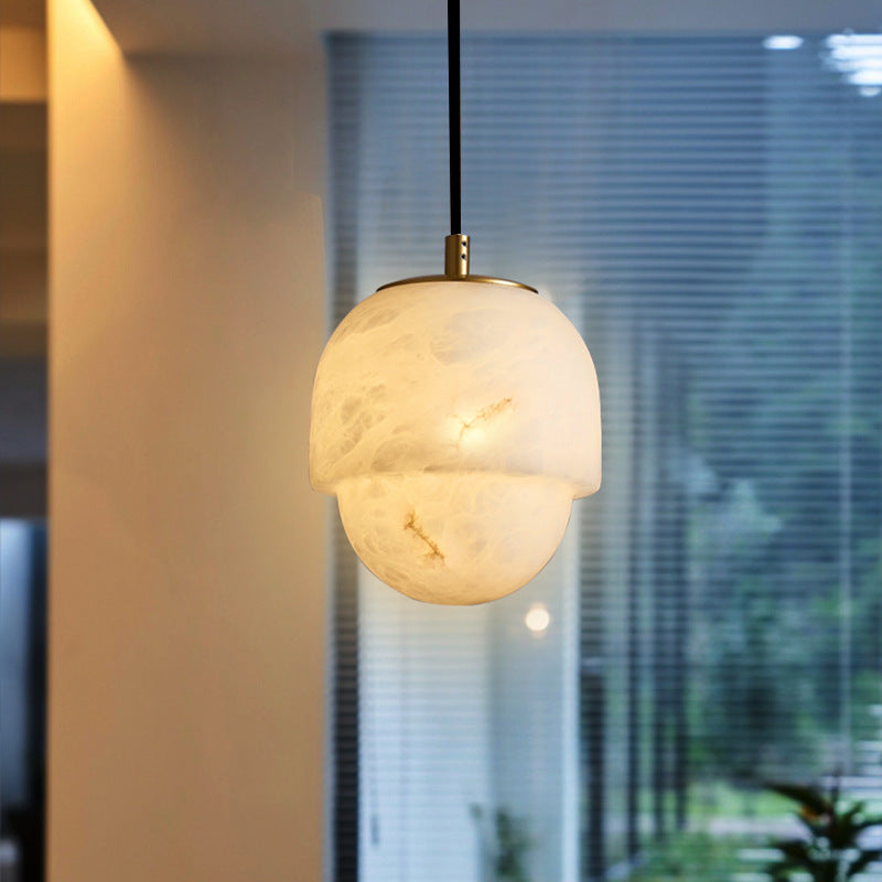 Yoko Pendant Lamp, Alabaster Stone pendant Light
