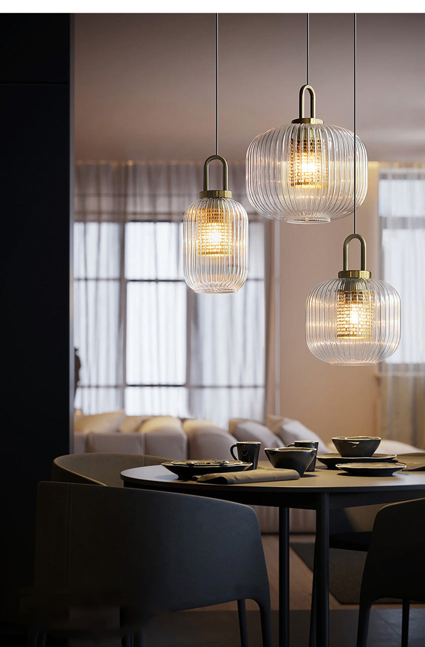 Striped Waves Pentand Lamp