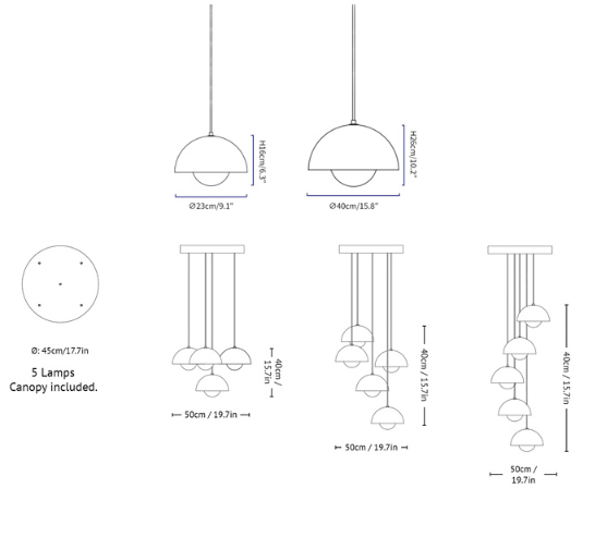 Flowerpot Pendant Light 