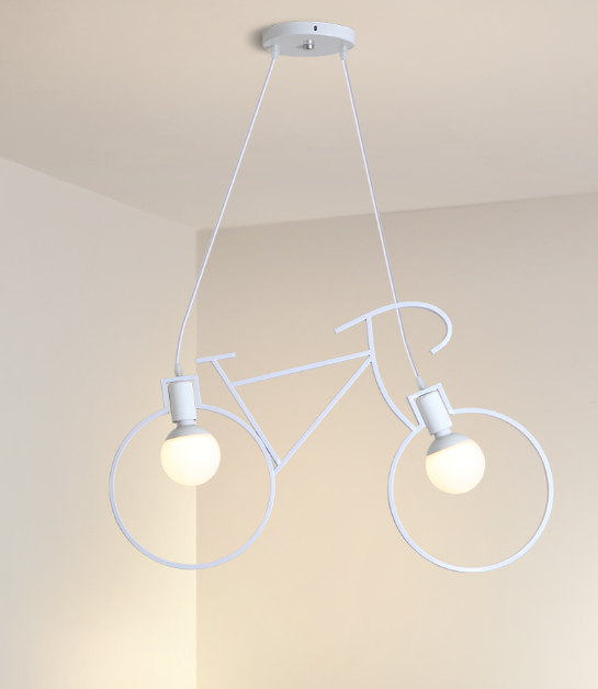 Iron Bike Industrial Pendent Light for Dining Room Bedroom