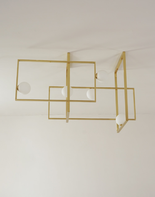 Mondrian Glass Ceiling Light