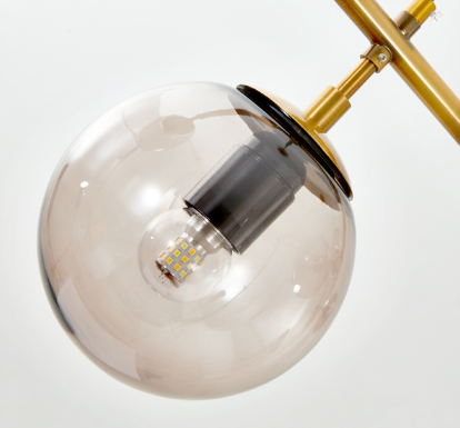 Orb Hanging Lamp Glass Ball Chandelier