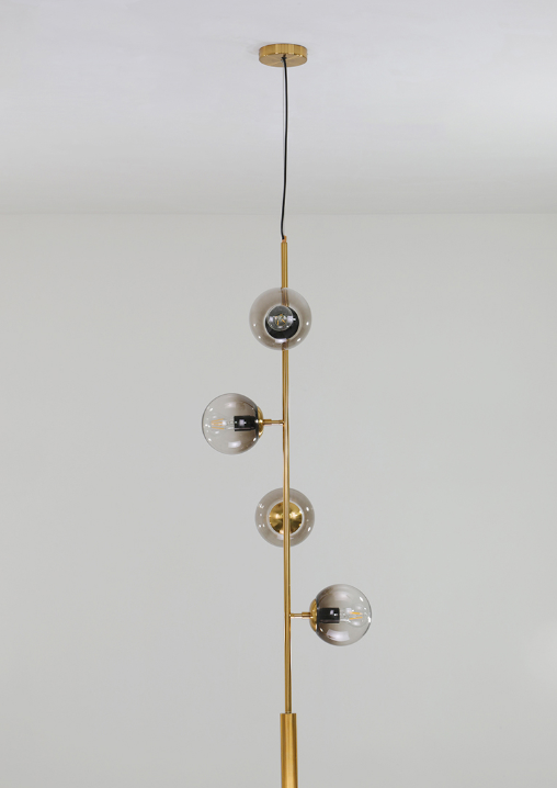 Orb Hanging Lamp Glass Ball Chandelier