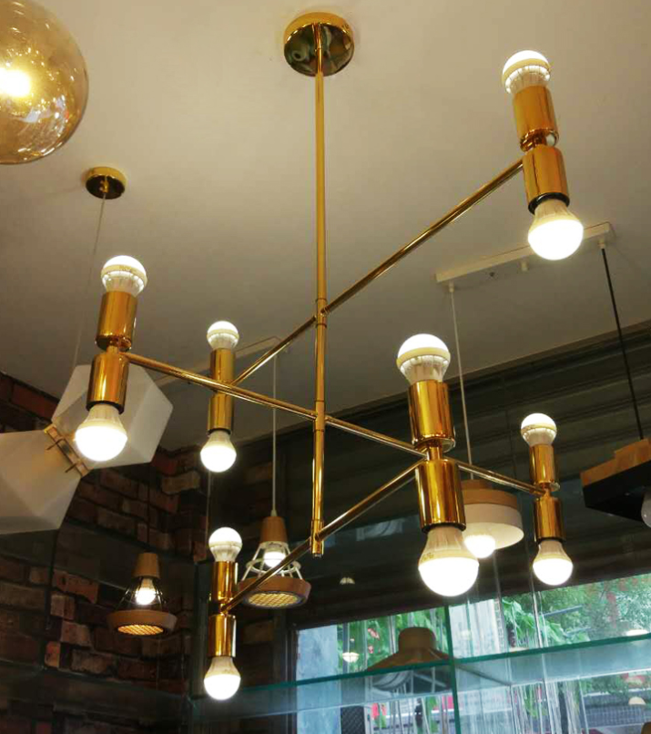 Atomium chandelier
