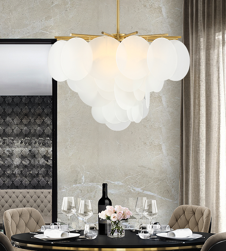 Serenity Glass Chandelier
