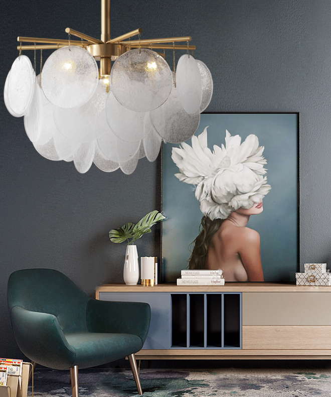 Serenity Glass Chandelier
