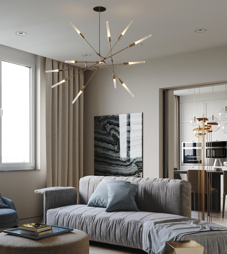Dawn LED Chandelier Replica