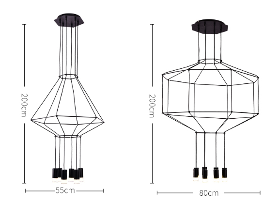 Wireflow LED Chandelier
