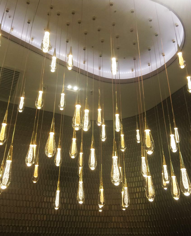 Allure LED Glass Ceiling Chandelier