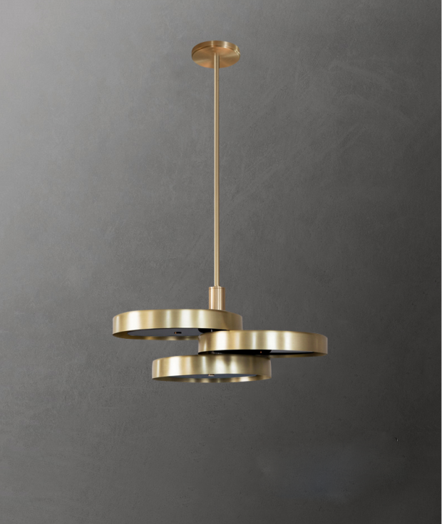 Triarc Brass Chandelier